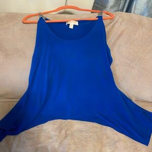 Michael Kors women’s top sleeveless with chain detail asymmetrical